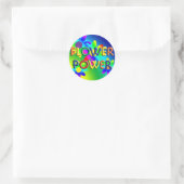 Blume Power Hippie Sticker (Tasche)