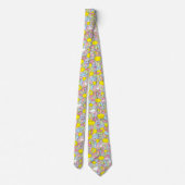 Blume Power Hippy Groovy Krawatte für Frauen und M (Rückseite)