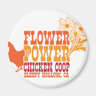 Blume Power Hühnercoop Magnet