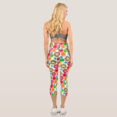 Blume Power in Leggings Rows 002 Capri (Rückseite)