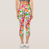 Blume Power in Zeile 002 Capri Leggings (Rückseite)