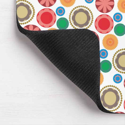 Blume Power in Zeile 002 Mousepad (Ecke)