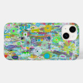 Blume Power iPhone Case (Rückseite (Horizontal))