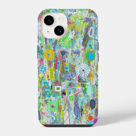 Blume Power iPhone Case Hülle (Rückseite)