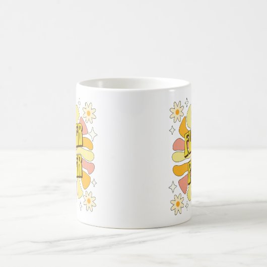 Blume Power Kaffeetasse (Mittel)