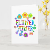 BLUME POWER KARTE (Gelbe Blume)