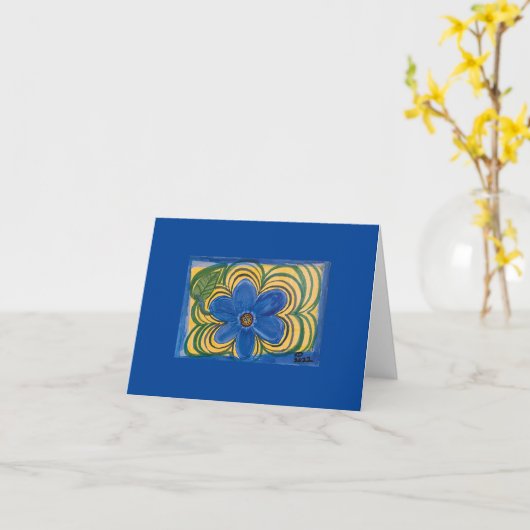 Blume Power Karte (Gelbe Blume)