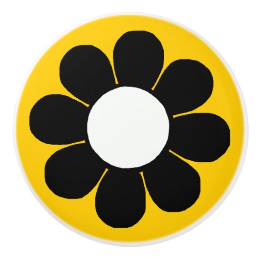 Blume Power Keramikknauf (Vorderseite)