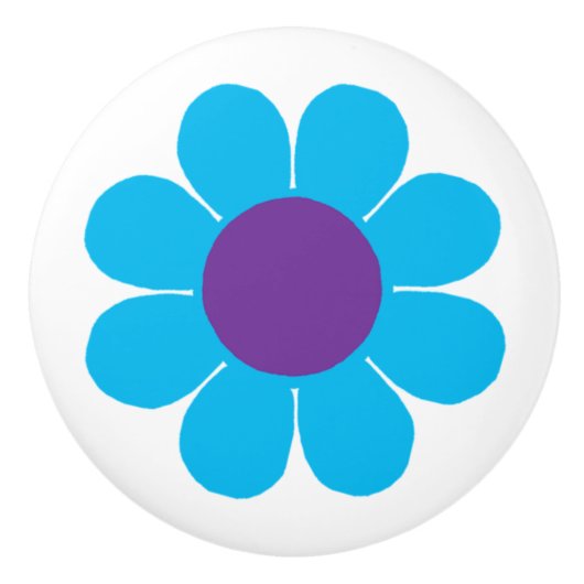 Blume Power Keramikknauf (Vorderseite)