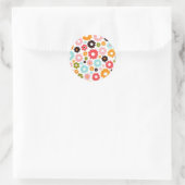 Blume Power(kkincade12) Runder Aufkleber (Tasche)