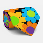 Blume Power Krawatte (Gerollt)