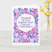 'Blume Power' Krebspatient denken Sie an Sie Karte (Gelbe Blume)