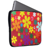 Blume Power Laptop Sleeve (Vorne Rechts)