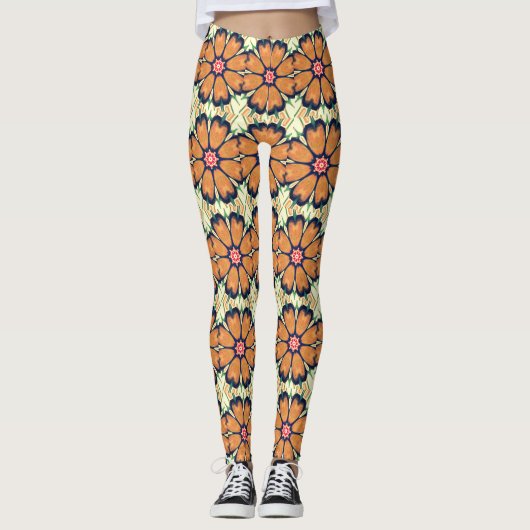 Blume Power Leggings (Vorderseite)