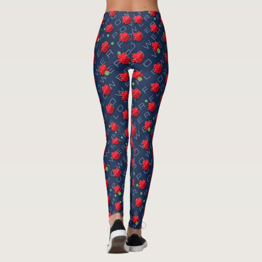 Blume Power Leggings (Rückseite)