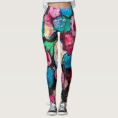 Blume Power Leggings (Vorderseite)