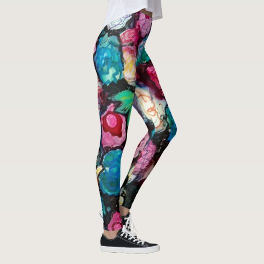 Blume Power Leggings (Rechts)