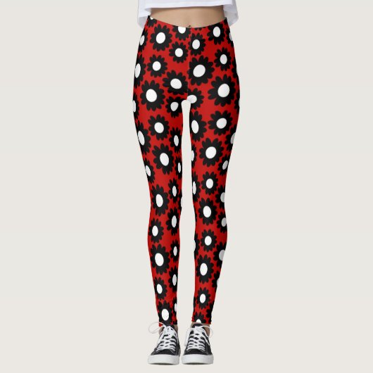 Blume Power Leggings (Vorderseite)