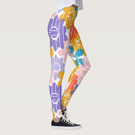 Blume Power Leggings (Rechts)