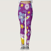 Blume Power Leggings (Vorderseite)