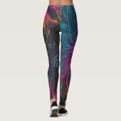 Blume Power Leggings (Rückseite)