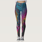 Blume Power Leggings (Vorderseite)