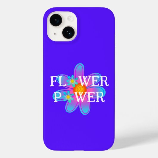 Blume Power Lila Case-Mate iPhone Fall Hülle (Rückseite)