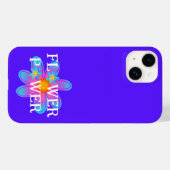 Blume Power Lila Case-Mate iPhone Hülle (Rückseite (Horizontal))
