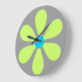 BLUME POWER - LIMON GROßE WANDUHR (Winkel)