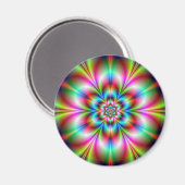 Blume Power Magnet (Vorderseite/Rückseite)