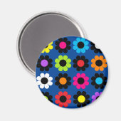 Blume Power Magnet (Vorderseite/Rückseite)