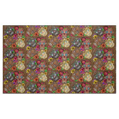 Blume Power Mexican Sugar Skulls Stoff (Fat Quarter (45,7 x 55,9 cm))