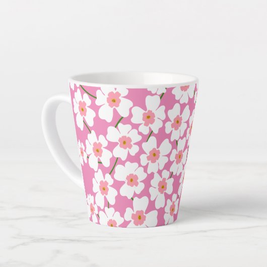 Blume Power Milchtasse (Linke Ecke)