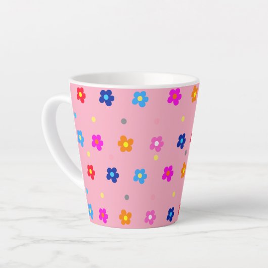 Blume Power Milchtasse (Linke Ecke)