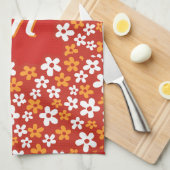 Blume Power mit Ihrer Monogramm Handtuch (Viertel Falte)