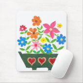 'Blume Power' Mousepad (Mit Mouse)