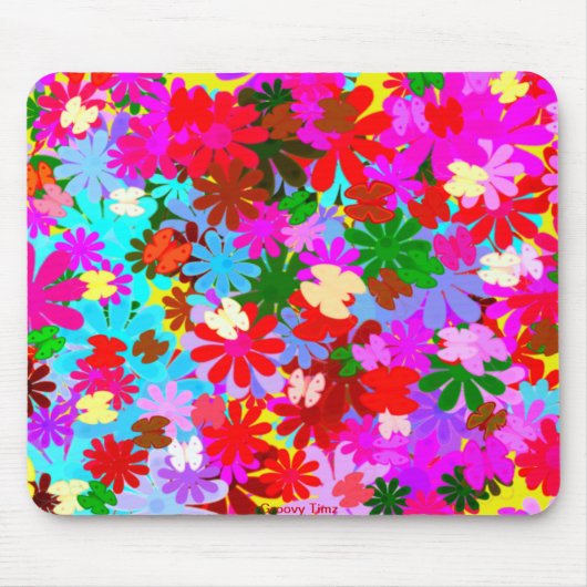 BLUME POWER MOUSEPADS - FARBHAFTE SPASS-GIFTE (Vorne)