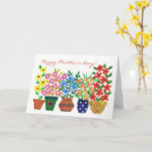 Blume Power Muttertagskarte Karte (Gelbe Blume)