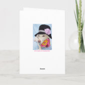 Blume Power Myrtie Birthday Karte (Rückseite)