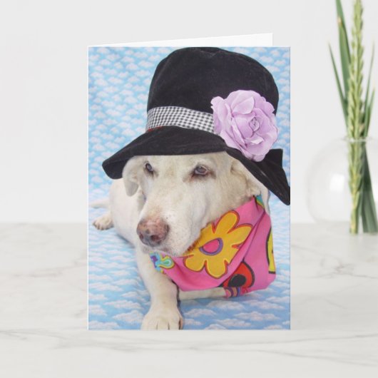 Blume Power Myrtie Birthday Karte (Vorderseite)