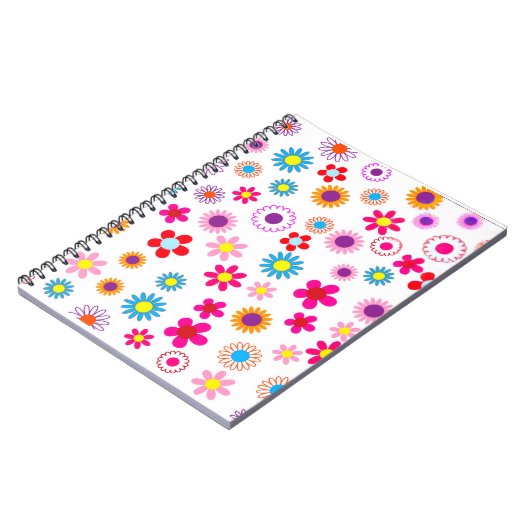Blume Power Notebook Notizblock (Linke Seite)