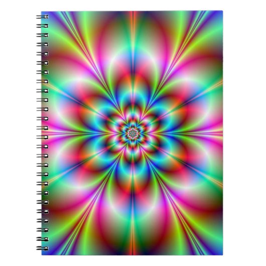 Blume Power Notebook Notizblock (Vorderseite)