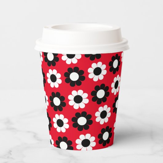 Blume Power Paper Cups Pappbecher (Rückseite)