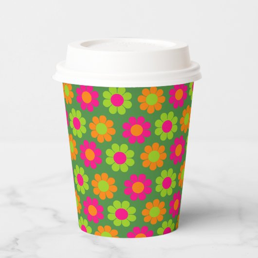 Blume Power Paper Cups Pappbecher (Links)