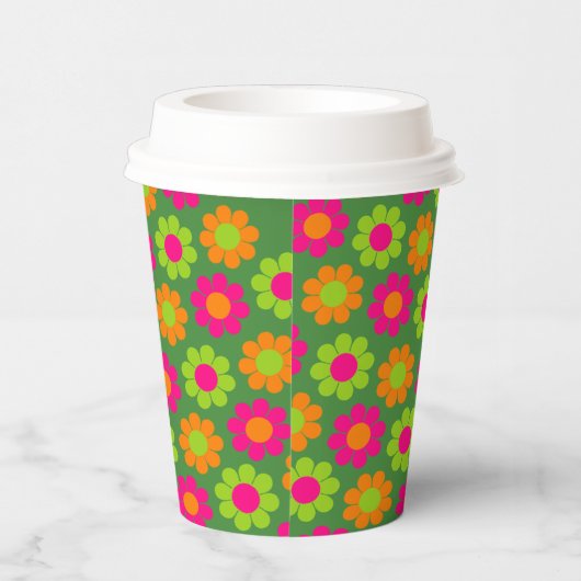 Blume Power Paper Cups Pappbecher (Rechts)