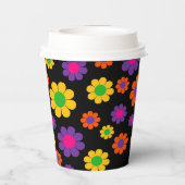 Blume Power Paper Cups Pappbecher (Rückseite)