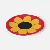 Blume Power Pappteller (Schrägansicht)