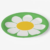 Blume Power Pappteller (Schrägansicht)