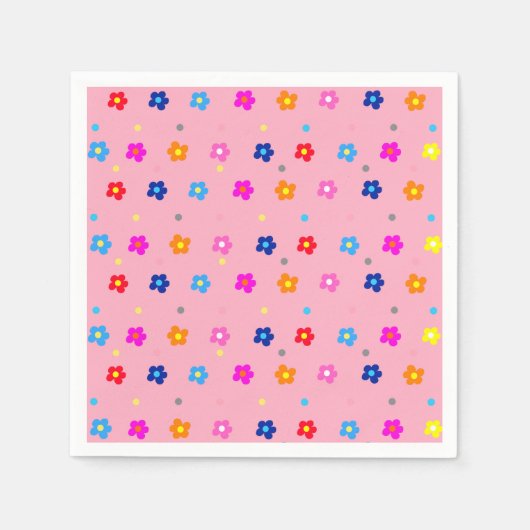 Blume Power Party Serviette (Vorderseite)