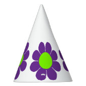 Blume Power Partyhütchen (Rechts)